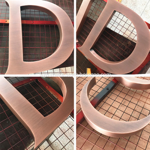 Large Metal Letters for Outside Bronze Letters